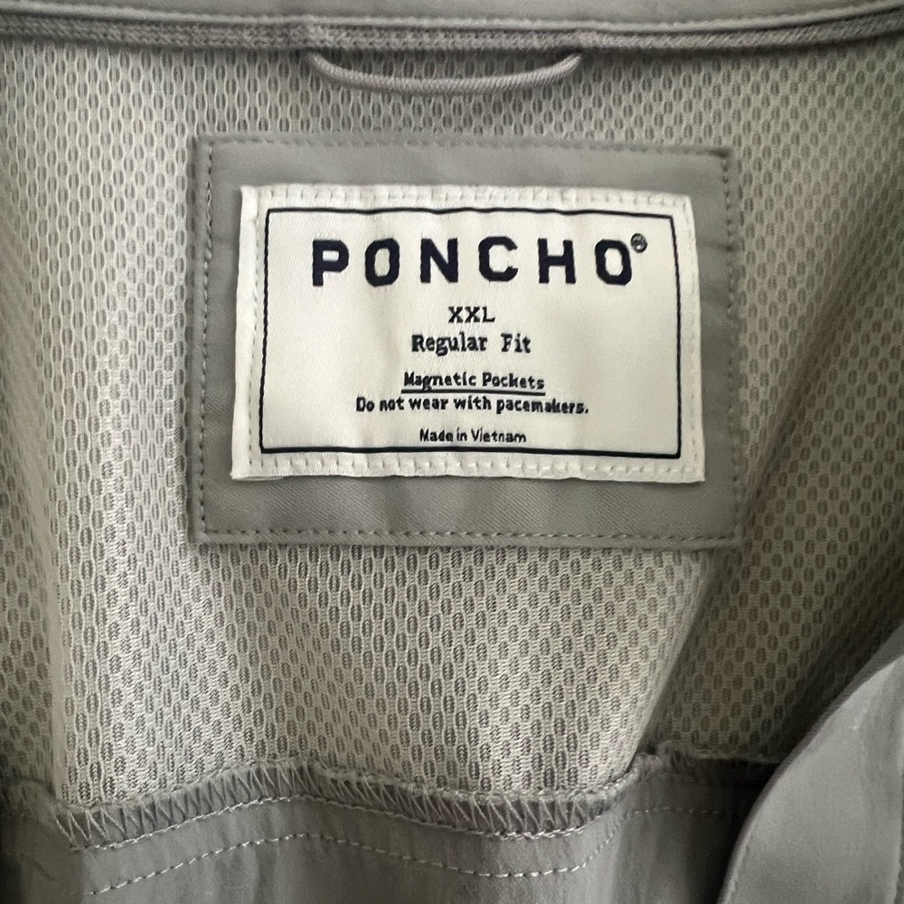 Poncho Gray shirt XXL